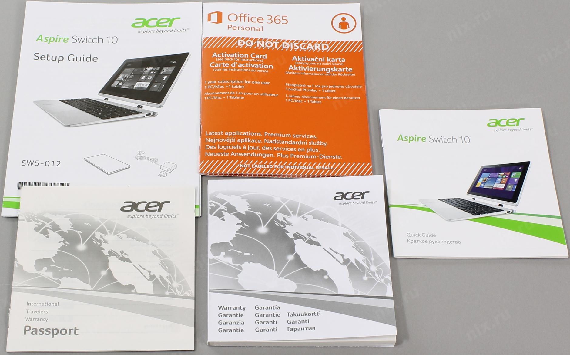 Acer aspire switch 10 схема