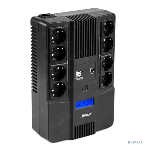 ИБП 800 ВА Бастион SKAT-UPS 800-AID-IN-1X9-8