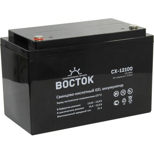 Аккумулятор для ИБП (батарея для UPS) ВОСТОК СХ-12100 12В 100 Ач