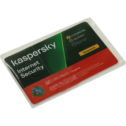 Антивирусное ПО (продление лицензии) Касперский Internet Security Internet Security карта продления 2 ПК 1 год