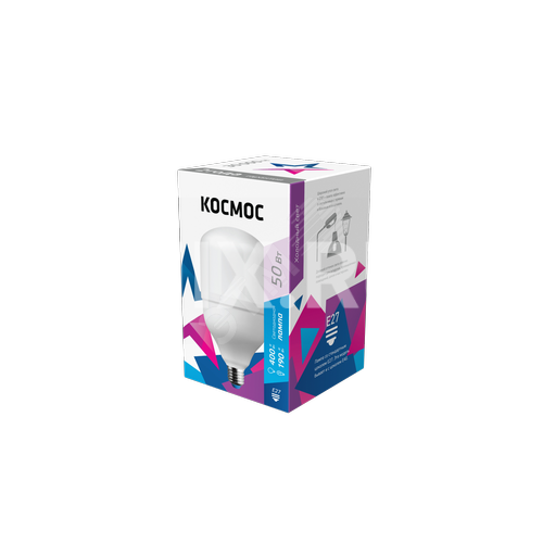 No name LksmHWLED50WE2765 Лампа светодиодная LED 50Вт 220В Е27 D138х220 6500К дневной 4700 лм Космос