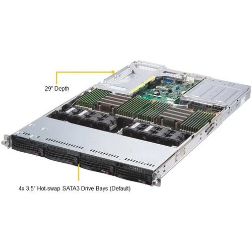 (Z0750698) sS9600a/pro1U: 2xEPYC 7742/ 32x64 Гб/ 2x20 Тб/ 2x1.92 Тб SAS SSD/ RAID/