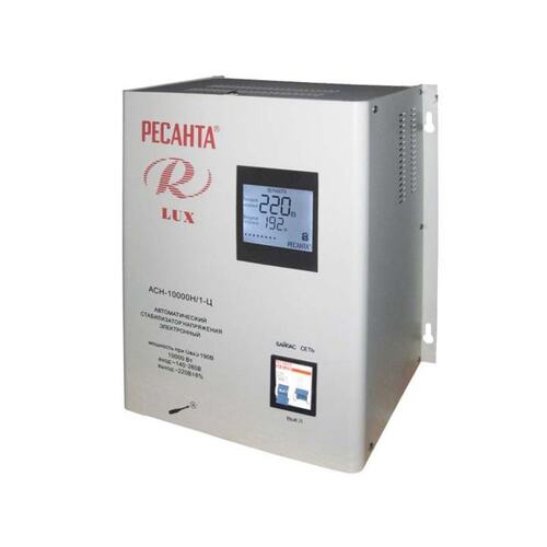 Стабилизатор напряжения 10 кВт Ресанта АСН-10000Н/1-Ц
