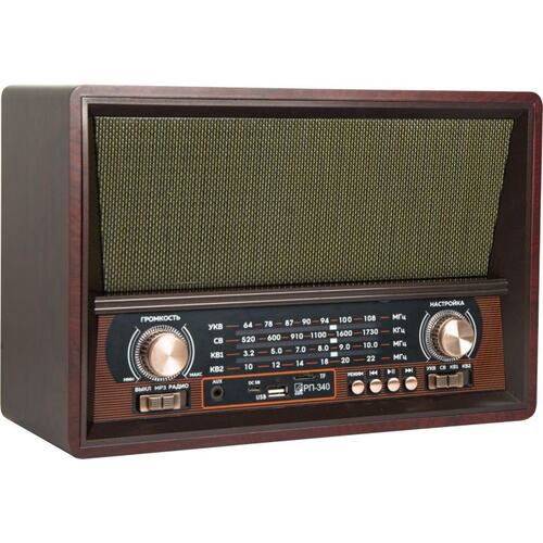 БЗРП РП-340 <11515> Радиоприёмник (FM/AM/SW, USB, microSD, Bluetooth)