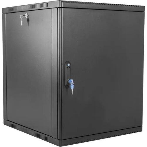 ШРН-9.500.1-9005 Шкаф коммутационный ЦМО () настенный 9U 600x529мм пер.дв.металл 200кг черный 470мм 14кг 180град. 346мм