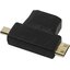  HDMI <-> microHDMI HDMI to miniHDMI+microHDMI,  