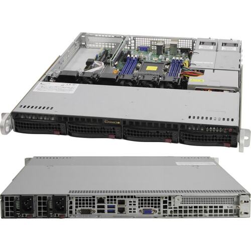 Сервер в корпусе высотой 1U sS9500/pro1U S92411Gi