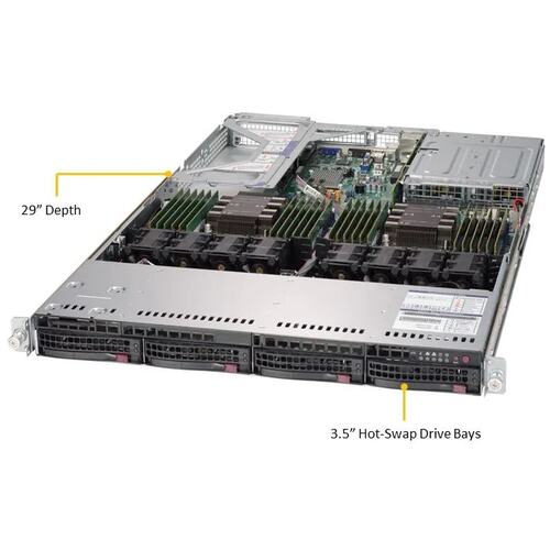 Сервер в корпусе высотой 1U sS9500/pro1U S92421Gi