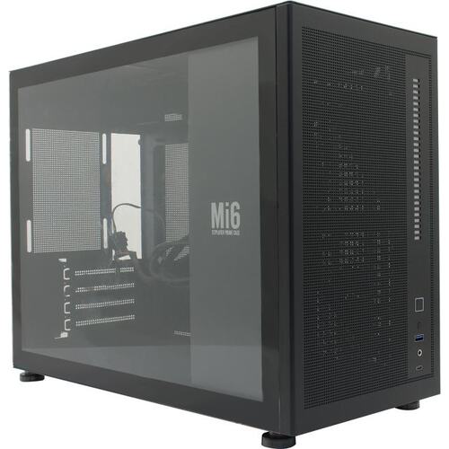 Корпус Miditower 1STPLAYER MIKU Mi6-BK без БП с окном