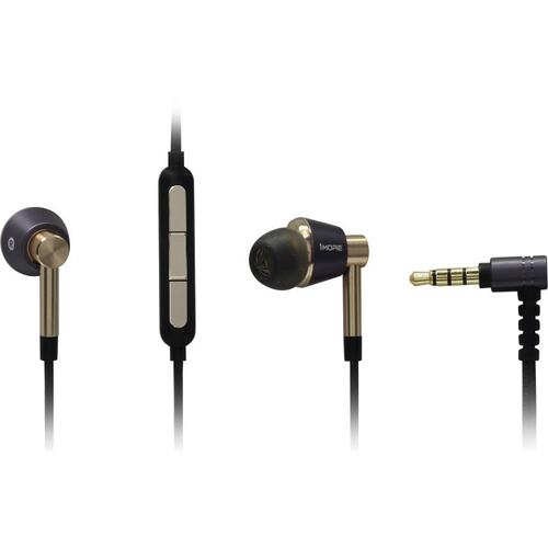 Наушники с микрофоном (гарнитура) 1More Triple Driver In-Ear Headphones E1001-Gold