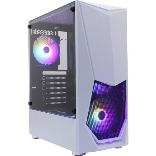 Корпус Miditower 1STPLAYER DK 3 DK-3-WH-3G6 ATX без БП с окном