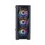 Корпус Miditower 1STPLAYER DK DK D4 Black ATX без БП с окном, вид спереди