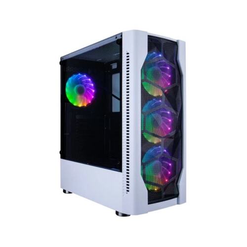 Корпус 1STPLAYER DK D4 White / ATX / 4x120mm FRGB fans / D4-WH-4F1