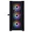 Корпус Minitower 1STPLAYER TRILOBITE TRILOBITE T4 MESH FRGB Black / MicroATX без БП с окном, вид спереди