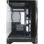 Корпус Minitower 1STPLAYER UVIEW UV5-BK MicroATX без БП с окном, вид спереди