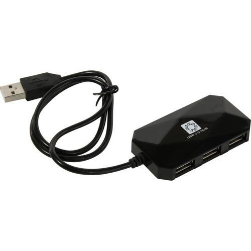 USB-хаб 5bites HB24-207BK
