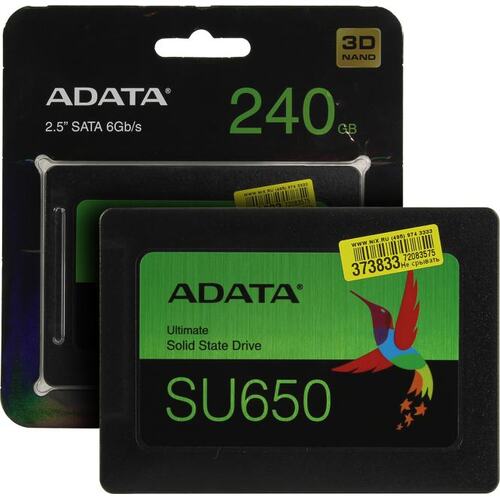 SSD диск ADATA Ultimate SU650 240 Гб ASU650SS-240GT-R SATA