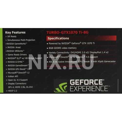 Videokarta Asus Geforce Gtx 1070 Ti Turbo 8 Gb Gddr5 Turbo Gtx1070ti 8g Kupit Cena I Harakteristiki Otzyvy Videokarta Asus Geforce Gtx 1070 Ti Turbo 8 Gb Gddr5 Turbo Gtx1070ti 8g Kupit Cena I Harakteristiki Otzyvy