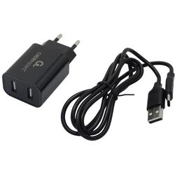 Cablexpert <MP3A-PC-37></p><p> Зарядное устройство USB (Вх.AC100-240V,Вых. DC5V, 12W, 2xUSB, кабель USB-C)