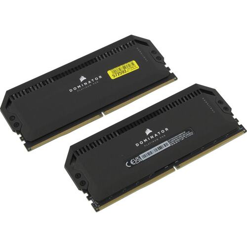 Модуль памяти Corsair Dominator Platinum RGB DDR5 DIMM 16 Гб PC5-44800 2 шт. (CMT32GX5M2X5600C36) Black