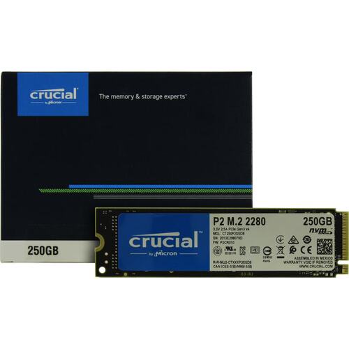 SSD диск Crucial P2 250 Гб CT250P2SSD8 PCI-E