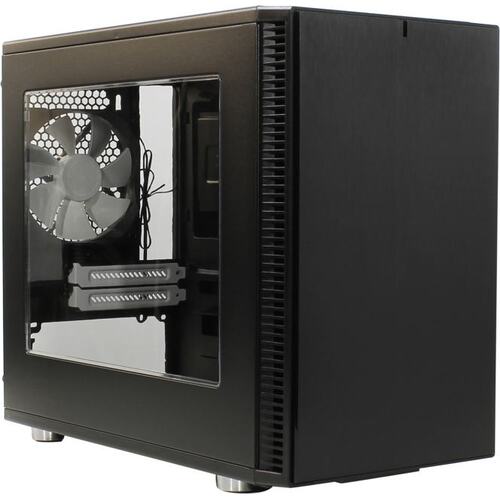 Корпус Miditower Fractal Design Define Nano S FD-CA-DEF-NANO-S-BK-W Black без БП с окном