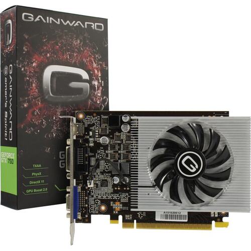 Видеокарта Gainward GeForce<sup>®</sup> GTX 750 2GB