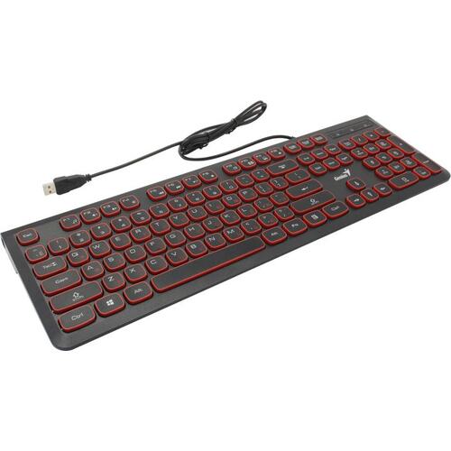 Клавиатура GENIUS SlimStar 260 USB Red