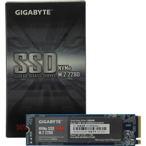 SSD диск Gigabyte GP-GSM2NE3 512 Гб GP-GSM2NE3512GNTD M.2 PCI-Express