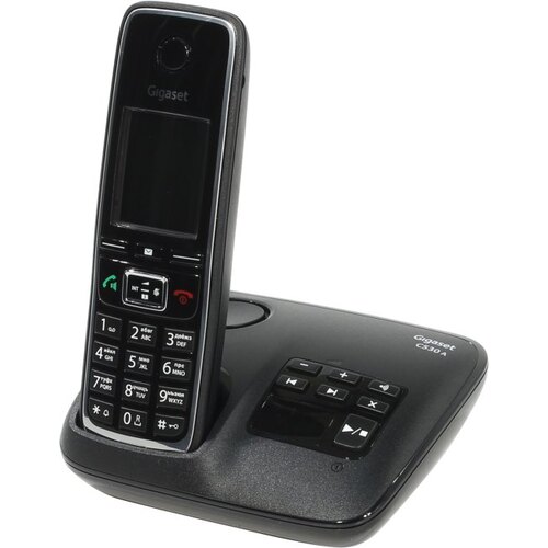 Телефон DECT Gigaset C530A Черный, хром