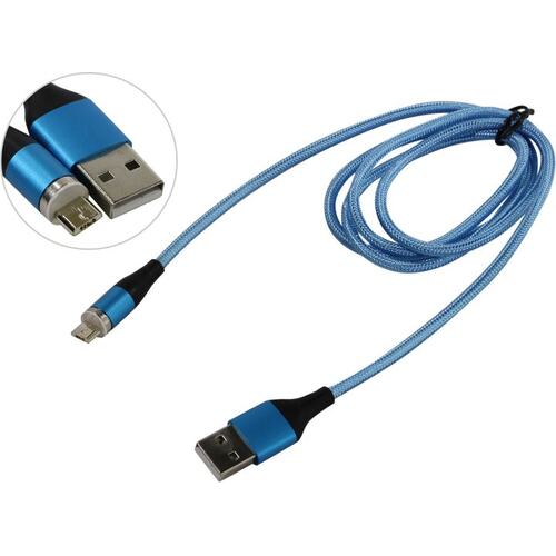 Кабель USB 2.0 A -> micro-B Jet.A JA-DC28 1м Blue 1 метр