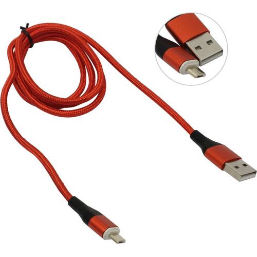 Кабель USB 2.0 A -> micro-B Jet.A JA-DC29 1м Red 1 метр