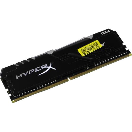 Модуль памяти Kingston HyperX Fury RGB DDR4 DIMM 8 Гб PC4-28800 1 шт. (HX436C17FB3A / 8) Black