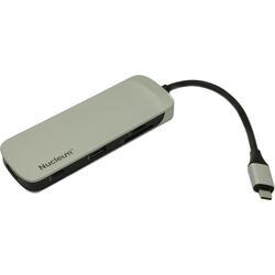 Kingston Nucleum <C-HUBC1-SR-EN> Кабель-адаптер USB-C -> HDMI (F)+2xUSB3.0+2xUSB-C+SD/microSD Card Reader