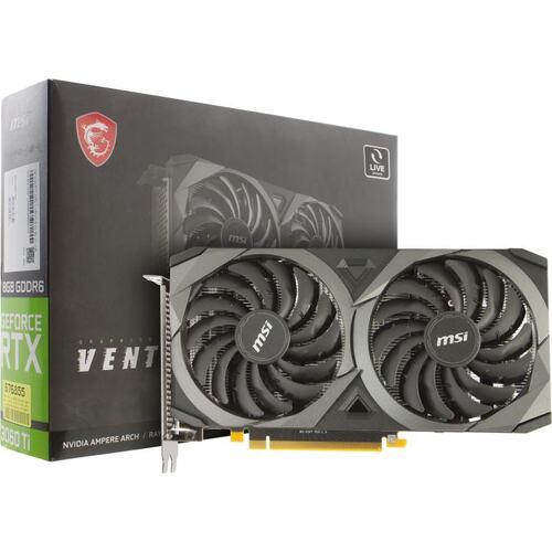 Видеокарта MSI GeForce<sup>®</sup> RTX 3060 Ti VENTUS 8 Гб GDDR6