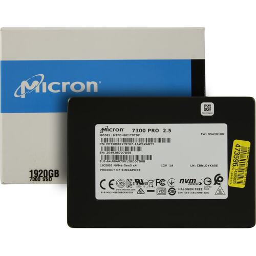 SSD диск Micron 7300 PRO 1.92 Тб MTFDHBE1T9TDF-1AW1ZABYY U.2