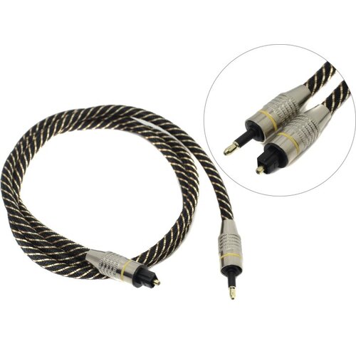 Оптический кабель-переходник NONAME OD6.0 Toslink-M to mini Toslink 3.5mm 1 метр