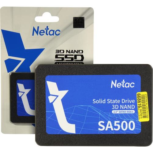 SSD Netac SA500 512 Гб NT01SA500-512-S3X SATA