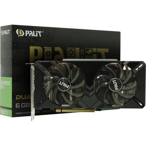 Видеокарта PALIT GeForce<sup>®</sup> GTX 1660 Ti DUAL 6 Гб GDDR6
