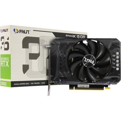 Видеокарта Palit GeForce<sup>®</sup> RTX 3060 StormX 8 Гб GDDR6