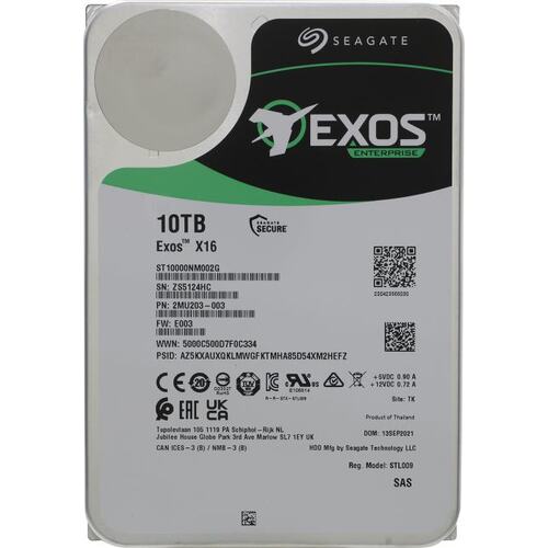 Жесткий диск Seagate Exos X16 10 Тб ST10000NM002G SAS