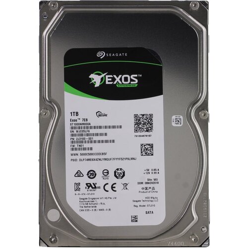 Жесткий диск Seagate Exos 7E8 1 Тб ST1000NM000A SATA — купить, цена и характеристики, отзывы