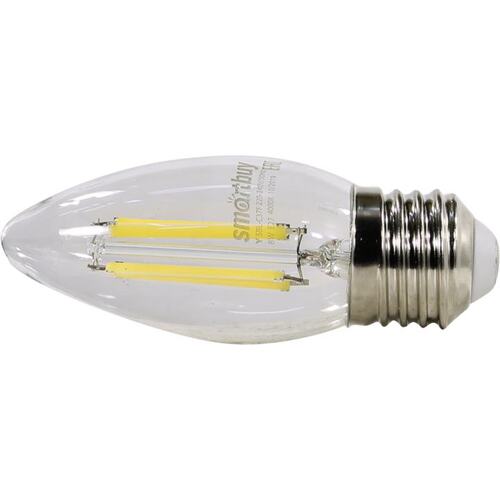 Филаментная светодиодная лампа E27 SmartBuy SBL-C37F-8-40K-E27