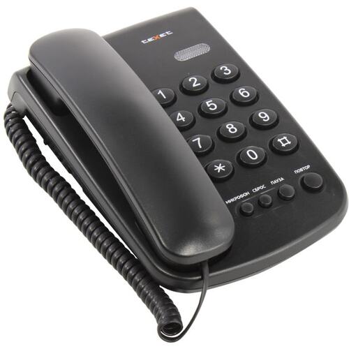 Телефон Texet TX-241 цвет черный Черный