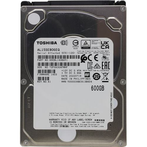 Жесткий диск Toshiba Enterprise Performance 600 Гб AL15SEB06EQ SAS