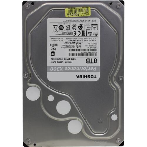 Жесткий диск Toshiba X300 8 Тб HDWR480UZSVA SATA