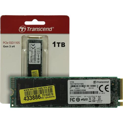 SSD диск Transcend MTE110S 1 Тб TS1TMTE110S PCI-E