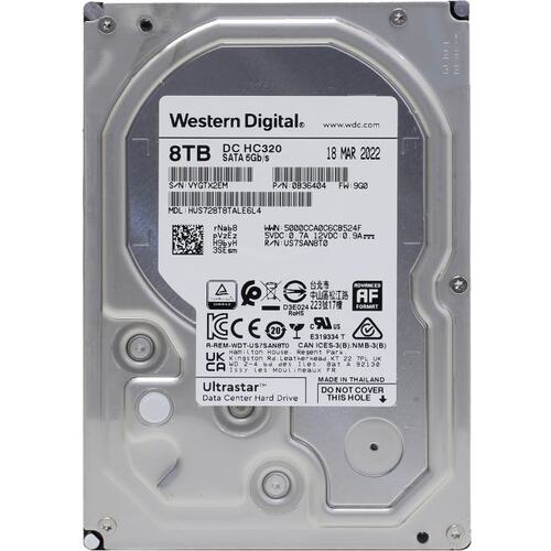 Жесткий диск Western Digital Ultrastar DC HC320 8 Тб HUS728T8TALE6L4 SATA