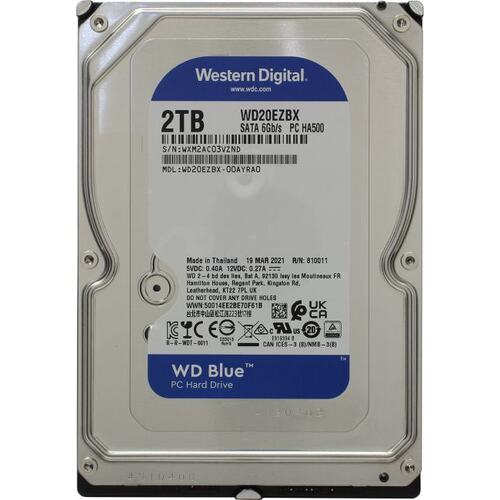 Жесткий диск Western Digital Blue 2 Тб WD20EZBX SATA