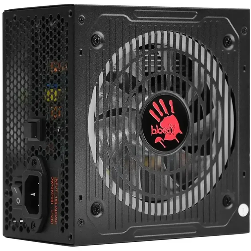 BD-PS750G-MR Блок питания Bloody ATX 750W BD-PS750G 80+ gold (20+4pin) APFC 120mm fan color LED 6xSATA Cab Manag RTL